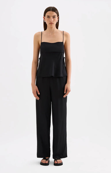 Jaslynn Tencel Top BLACK