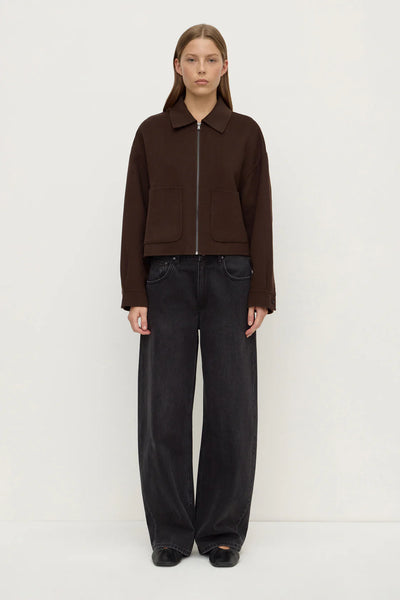 Dallas Wool Jacket DARK CHOC