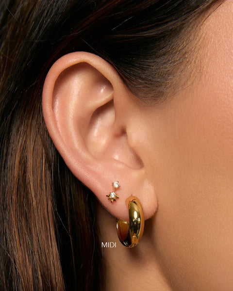 Cassie Hoops Midi 14K GOLD PLATED