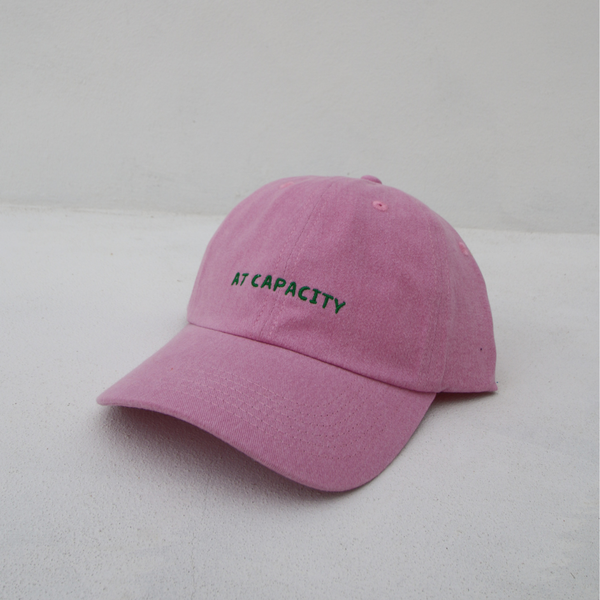 ADULT 'At Capacity' Cap STONEWASH PINK