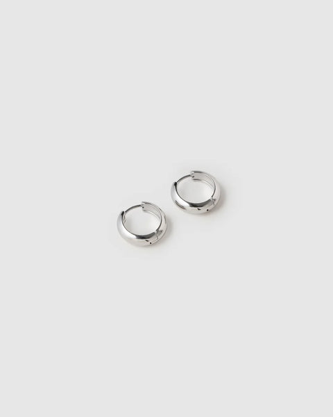Cassie Hoops Midi SILVER