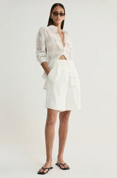 Onyx Shirt WHITE CHECK