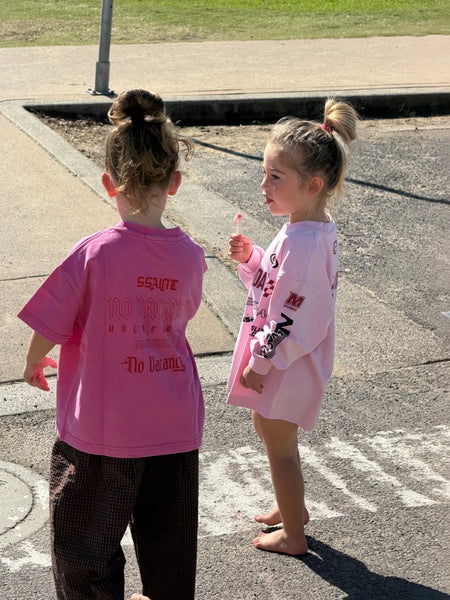 Kids Moto Tee PINK