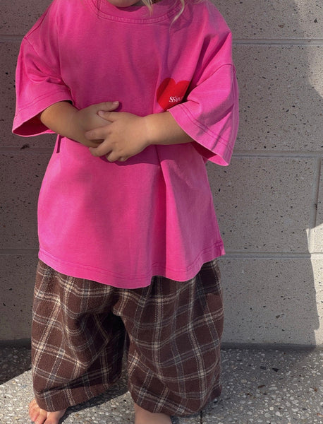 Kids Heart Tee PINK