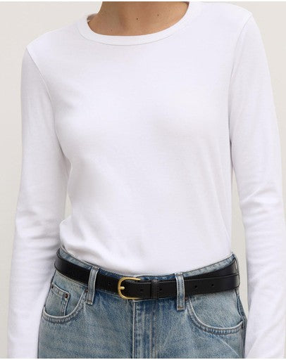 Lyla Long Sleeve Tee WHITE