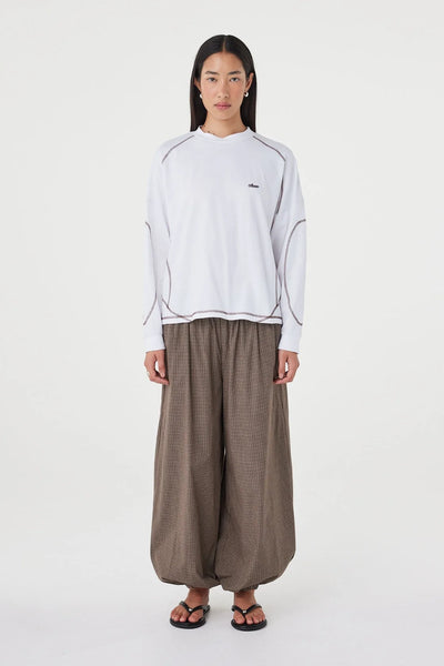 Kesh Long Sleeve Tee CREAM & ESPRESSO