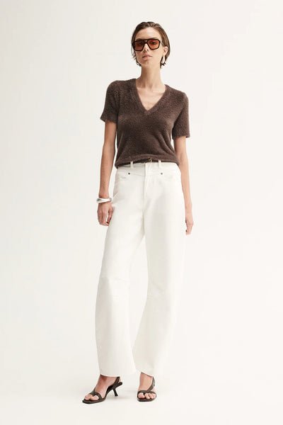 Landon Knit Top CHOCOLATE