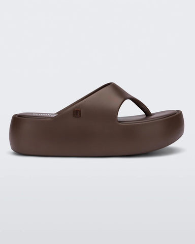Melissa Free Platform Thong BRONZE