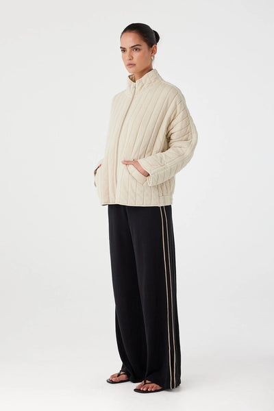 Tessa Quilted Jacket SAND