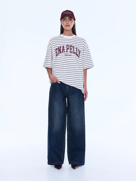 Maeve Relaxed Tee STRIPED