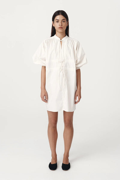 Piper Organic Mini Dress CREME