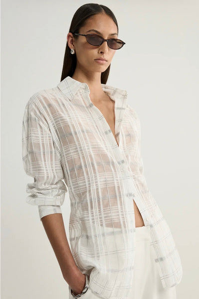 Onyx Shirt WHITE CHECK