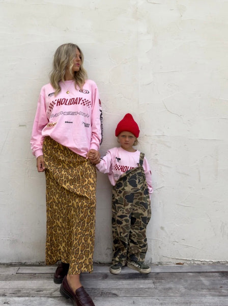 Kids Moto Tee PINK