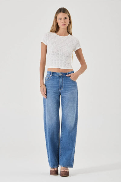Daisy Lace Tee WHITE