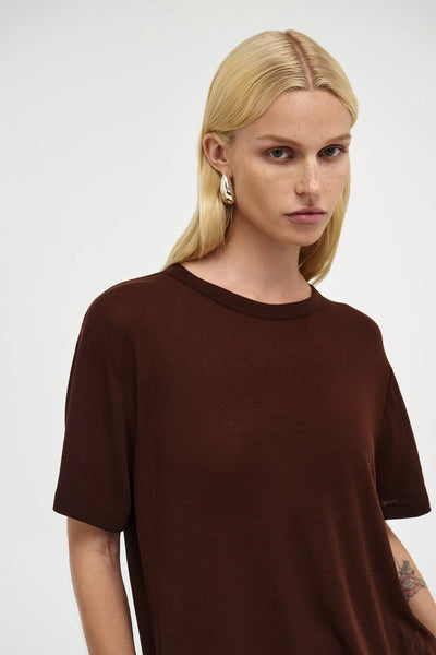 Lou Tissue Tee ESPRESSO