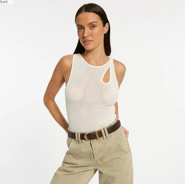 Under Your Spell Belt CHOCOLATE LEATHER / GOLD