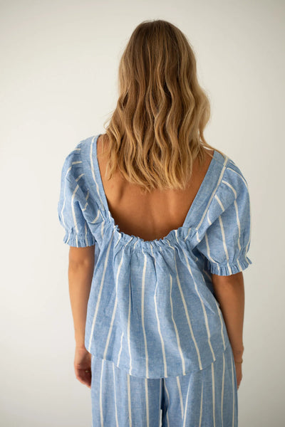 Ava Blouse SAILOR STRIPE
