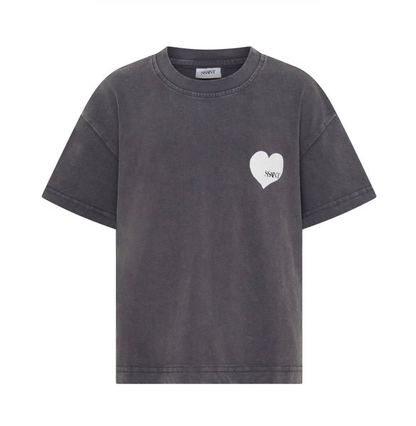 Kids Heart Tee CHARCOAL