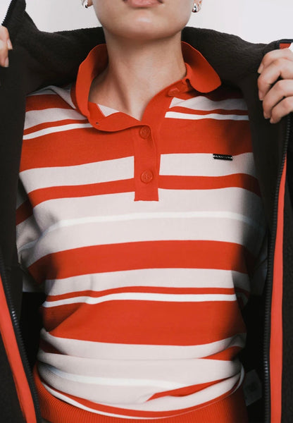 Strata Rugby Knit STRAWBERRY STRIPE
