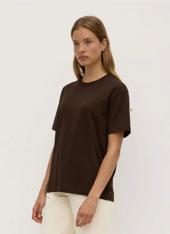 Womens Organic Base Tee GANACHE