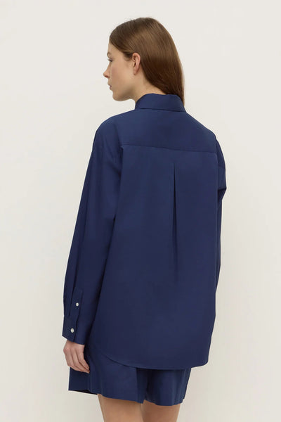 Micha Poplin L/S Shirt IMPERIAL BLUE