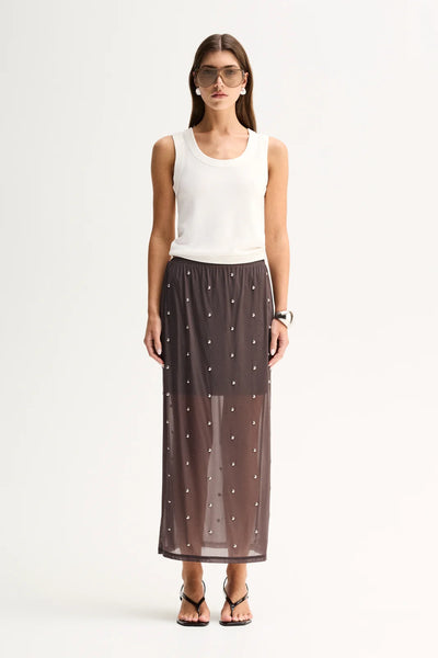 Rowe Maxi Skirt SLATE