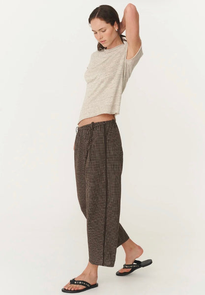 Gabe Lounge Pant CACAO CHECK