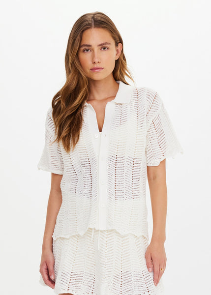 Agni Amayah Knit Shirt CREME