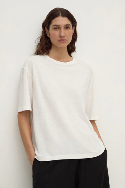 Kira Cotton Hemp Tee ANTIQUE WHITE
