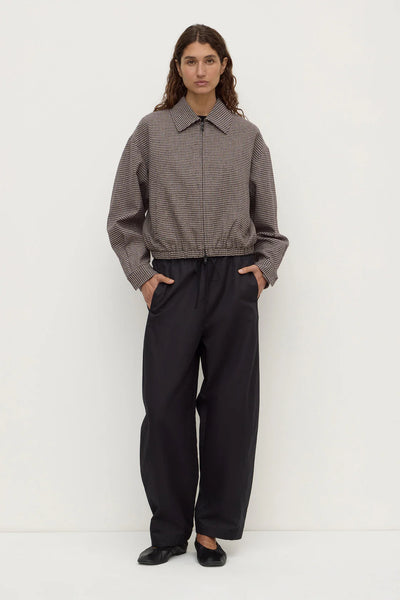 Solana Wool Jacket BROWN/BLACK CHECK