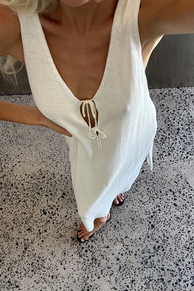 Poppy Reversible Maxi Dress CREAM