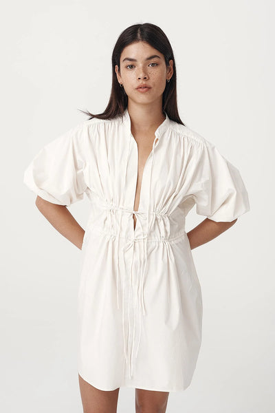 Piper Organic Mini Dress CREME