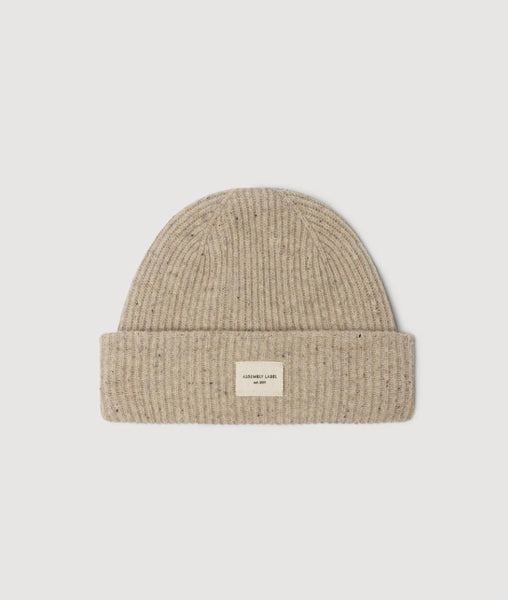 Wool Rib Beanie STONEMARLE