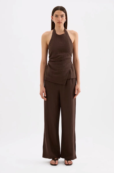 Juno Halter Top CHOCOLATE