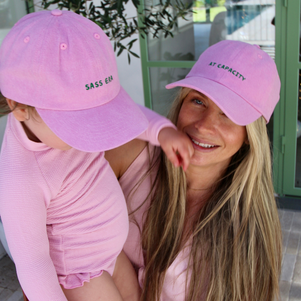 BABY 'Sass Era' Cap STONEWASH PINK