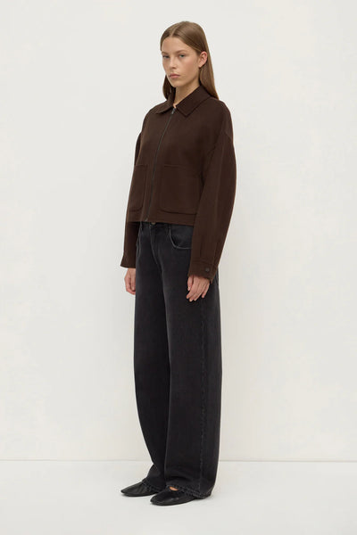 Dallas Wool Jacket DARK CHOC
