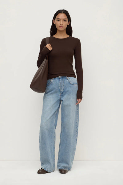 Zali Long Sleeve Tee GANACHE