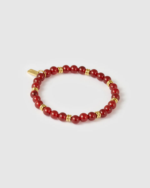 Tallulah Bracelet RED AGATE