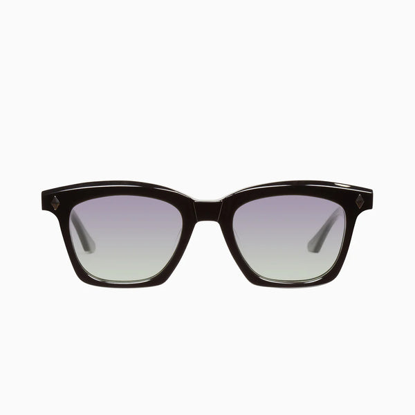 Hutch GLOSS BLACK SILVER METAL TRIM / BLACK LENS