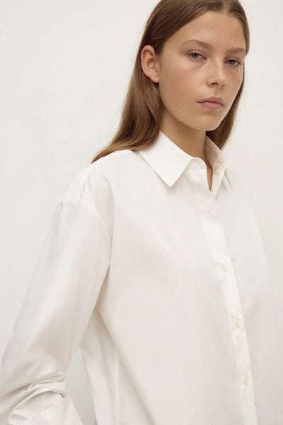 Micha Poplin L/S Shirt WHITE