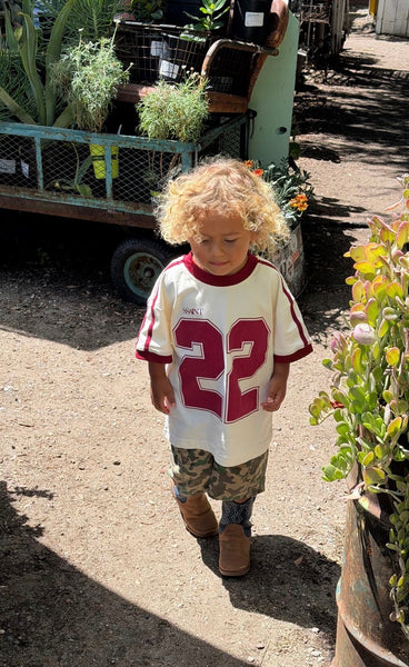Kids 22 Tee CHERRY