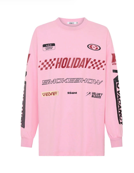 Kids Moto Tee PINK