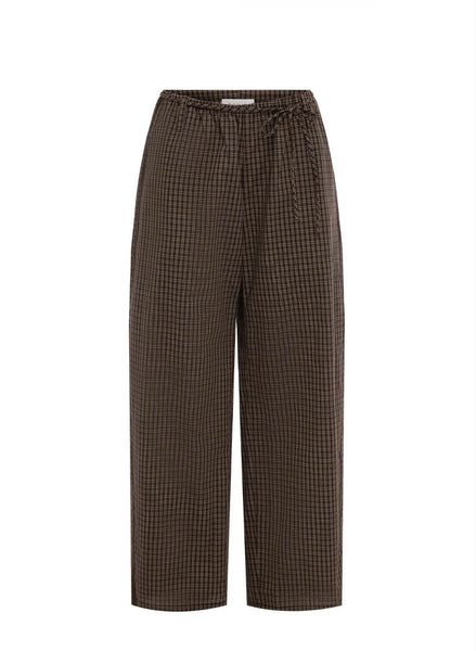 Gabe Lounge Pant CACAO CHECK
