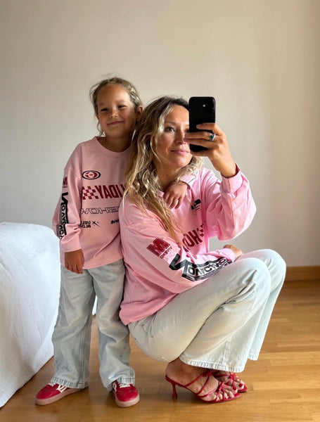 Kids Moto Tee PINK