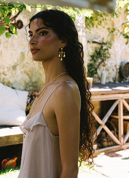 Fleur Earrings 14K GOLD VERMEIL