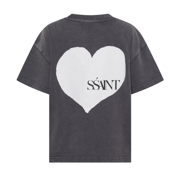 Kids Heart Tee CHARCOAL
