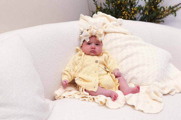 Mila Pointelle Tie Romper BUTTER