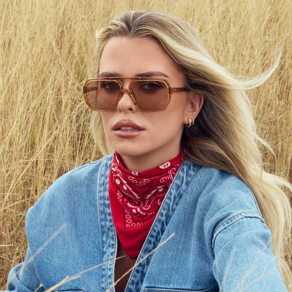 El Rodeo TOFFEE GOLD METAL/  LIGHT BROWN LENS