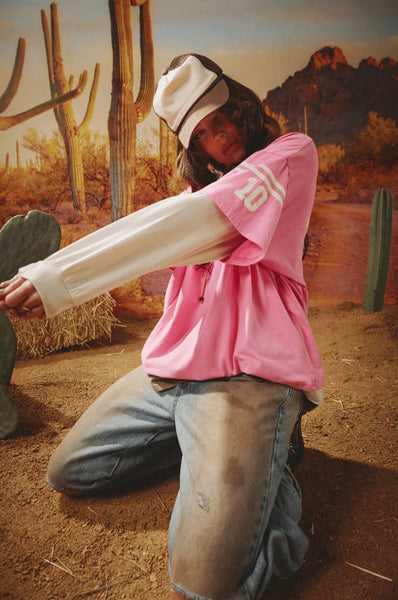 Neigh Sayer Long Sleeve Tee PINK