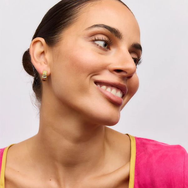 Poppy Wrinkle Earrings GOLD